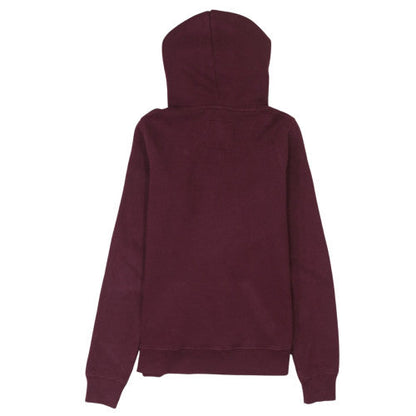 Womens UK Size XS Hollister Red Pullover Hoodie