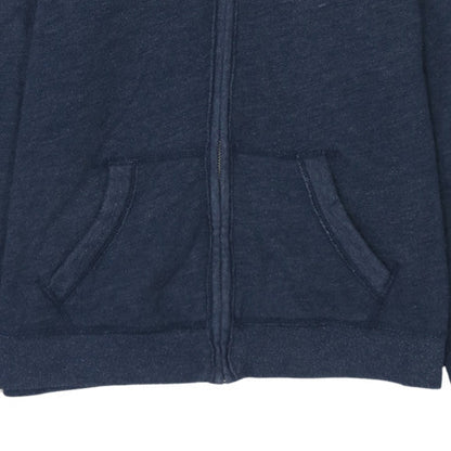 Womens UK Size 14 Hollister Blue Full Zip Hoodie
