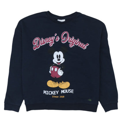 Womens UK Size L Disney Blue Pullover Sweatshirt