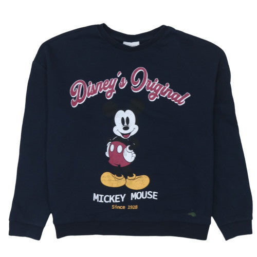Womens UK Size L Disney Blue Pullover Sweatshirt
