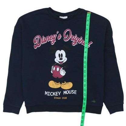 Womens UK Size L Disney Blue Pullover Sweatshirt