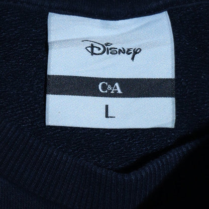 Womens UK Size L Disney Blue Pullover Sweatshirt