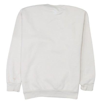 Womens UK Size 12 adidas White Pullover Sweatshirt