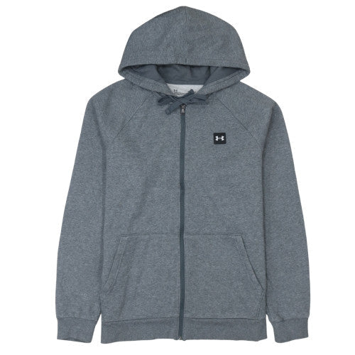 Mens UK Size M Under armour Grey Full Zip Hoodie