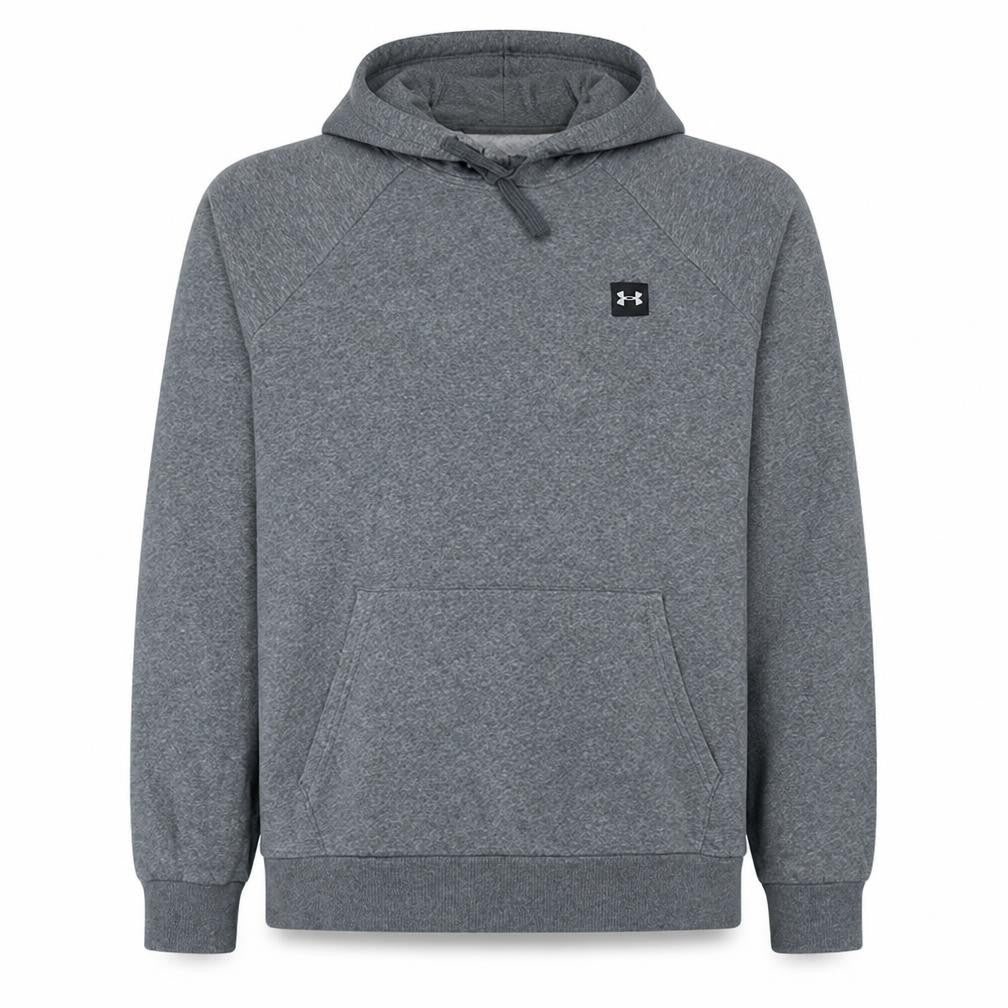Mens UK Size L Under armour Grey Pullover Hoodie