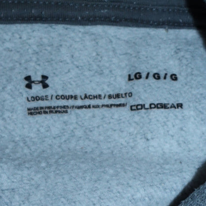 Mens UK Size L Under armour Grey Pullover Hoodie