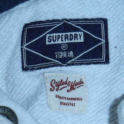 Womens UK Size M Superdry Grey Pullover Hoodie