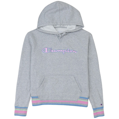 Womens UK Size S Champion Grey Pullover Hoodie