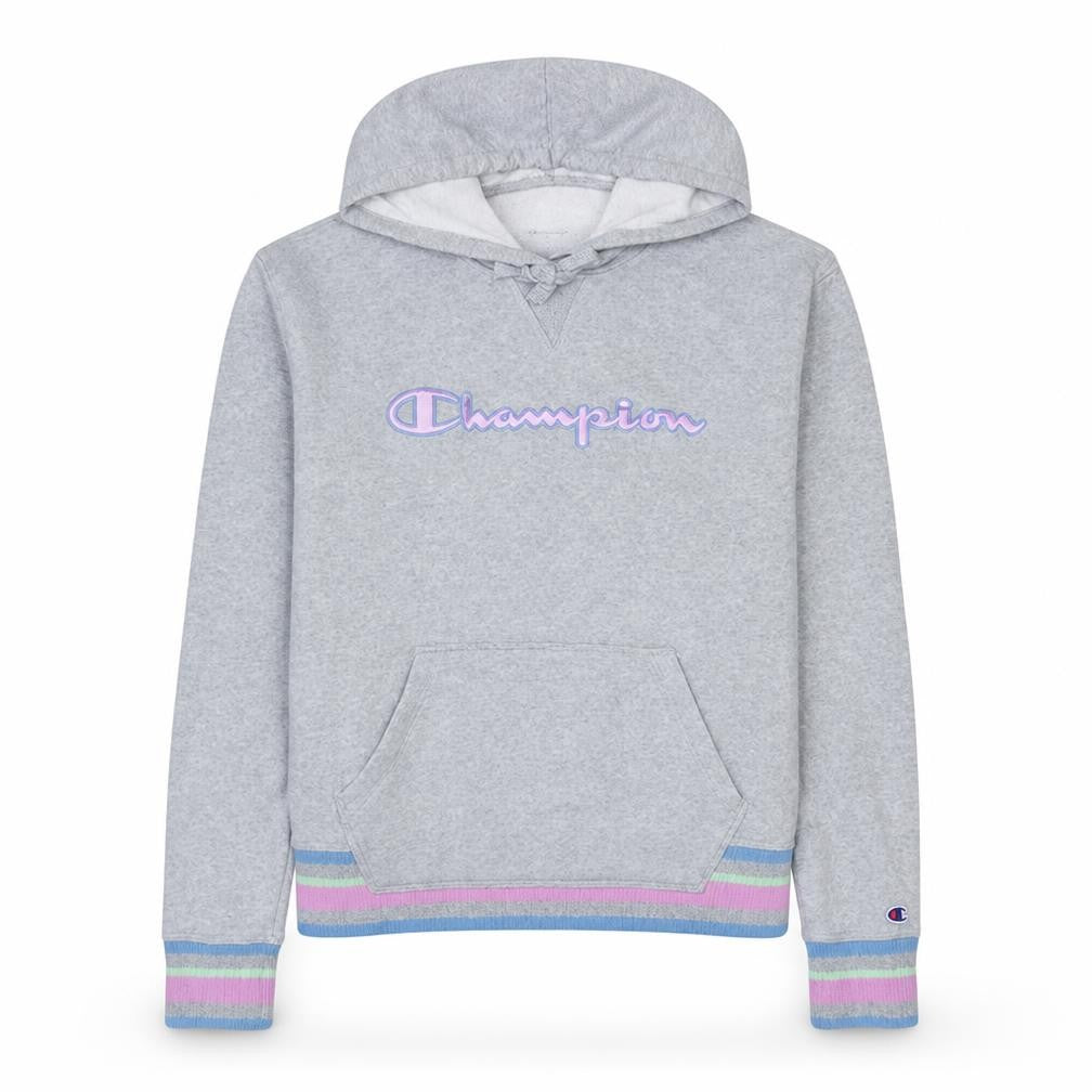 Womens UK Size S Champion Grey Pullover Hoodie
