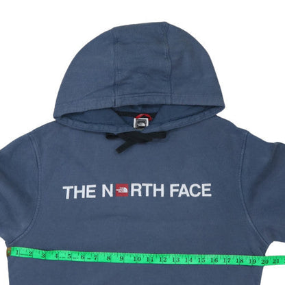 Mens UK Size S The North Face Blue Pullover Hoodie