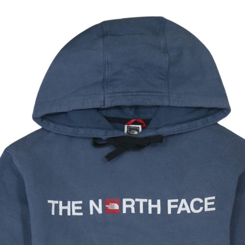 Mens UK Size S The North Face Blue Pullover Hoodie