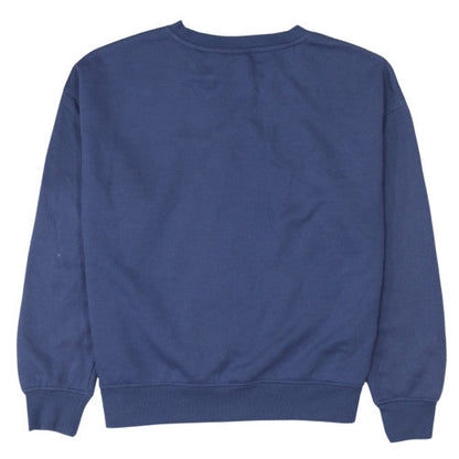 Womens UK Size S Disney Blue Pullover Sweatshirt