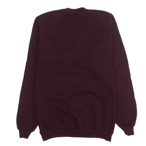 Womens UK Size XL Jerzees Red Pullover Sweatshirt