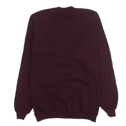 Womens UK Size XL Jerzees Red Pullover Sweatshirt