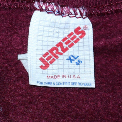 Womens UK Size XL Jerzees Red Pullover Sweatshirt
