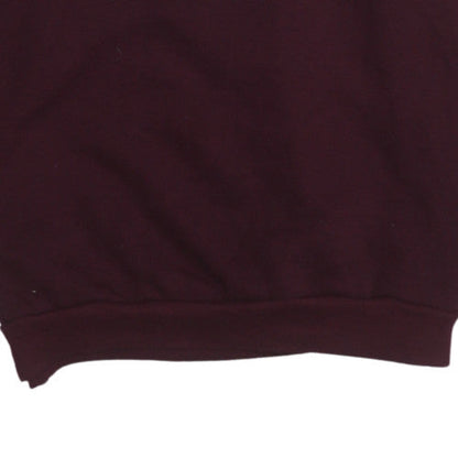 Womens UK Size XL Jerzees Red Pullover Sweatshirt