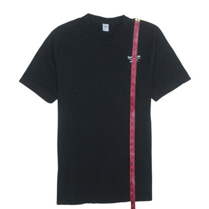Reebok Men's Black Short Sleeve Crew Neck Cotton Sports T-Shirt M