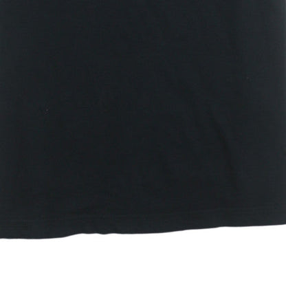 Reebok Men's Black Short Sleeve Crew Neck Cotton Sports T-Shirt M