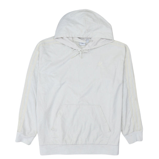 Womens UK Size 14 Adidas Ivory Pullover Hoodie