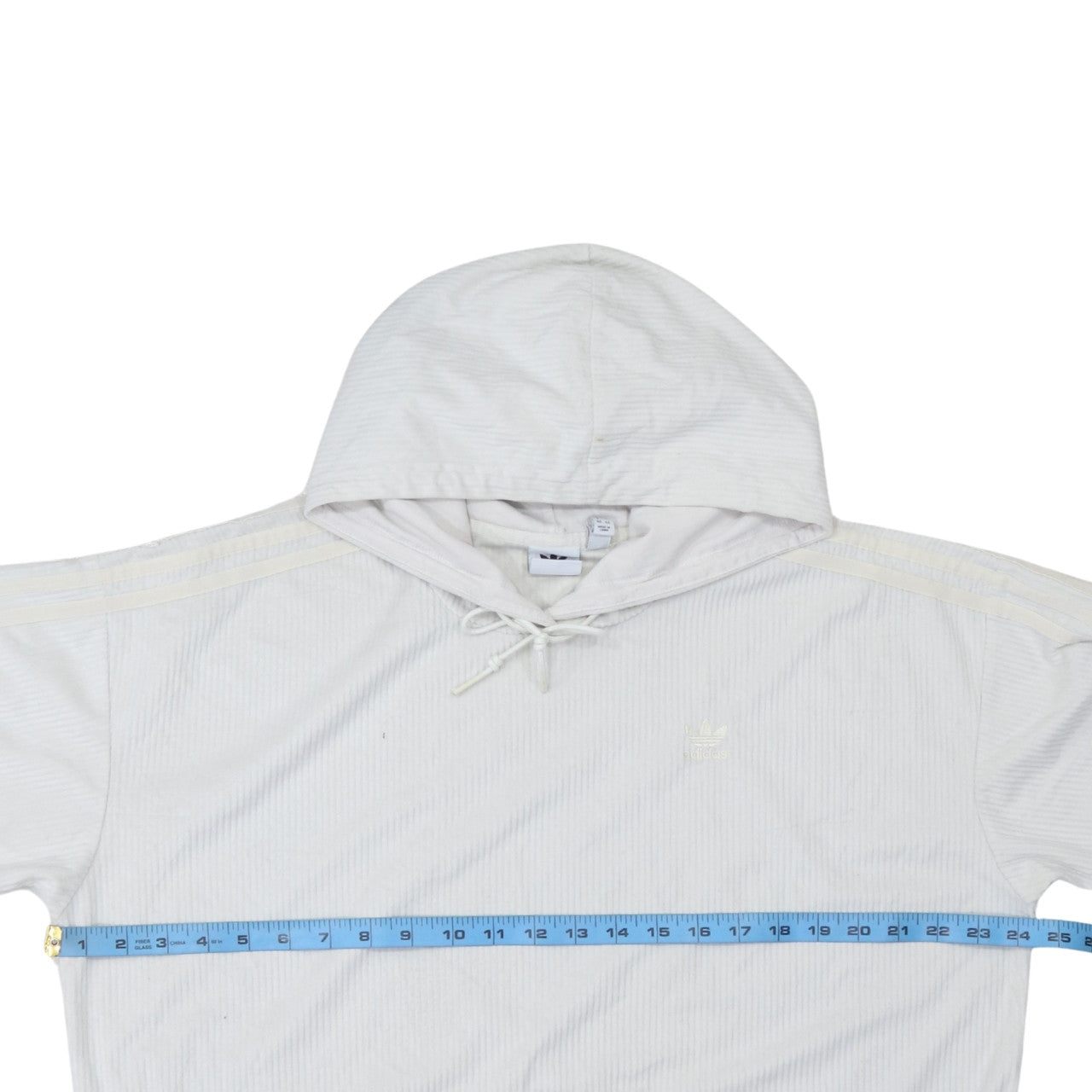 Womens UK Size 14 Adidas Ivory Pullover Hoodie