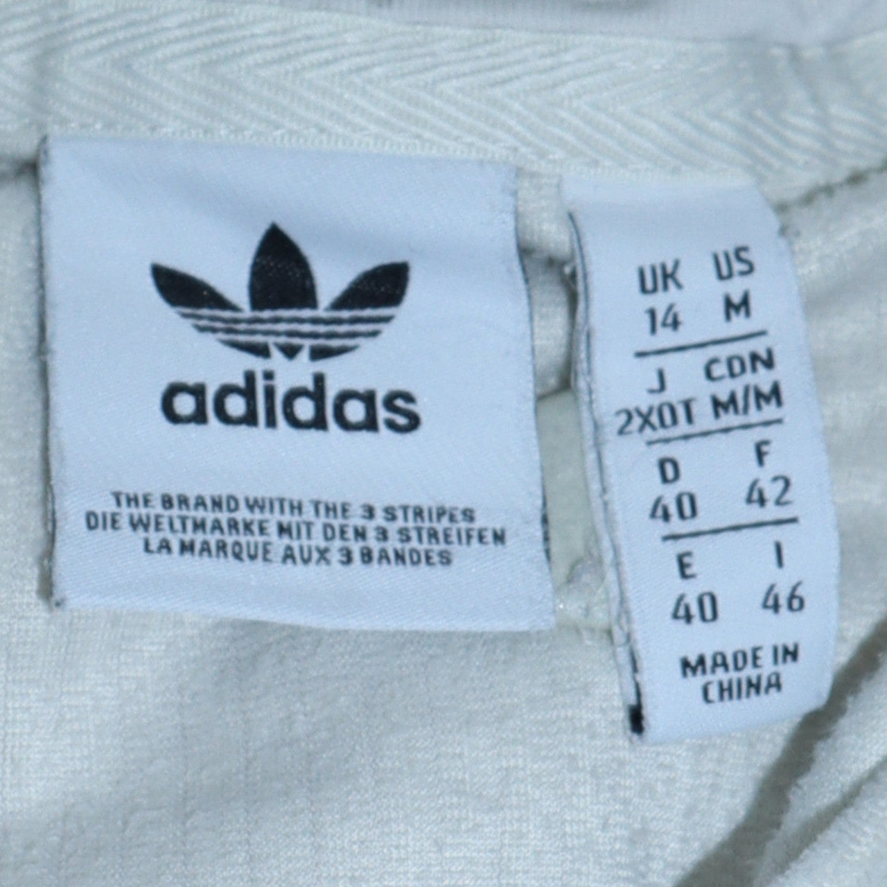 Womens UK Size 14 Adidas Ivory Pullover Hoodie