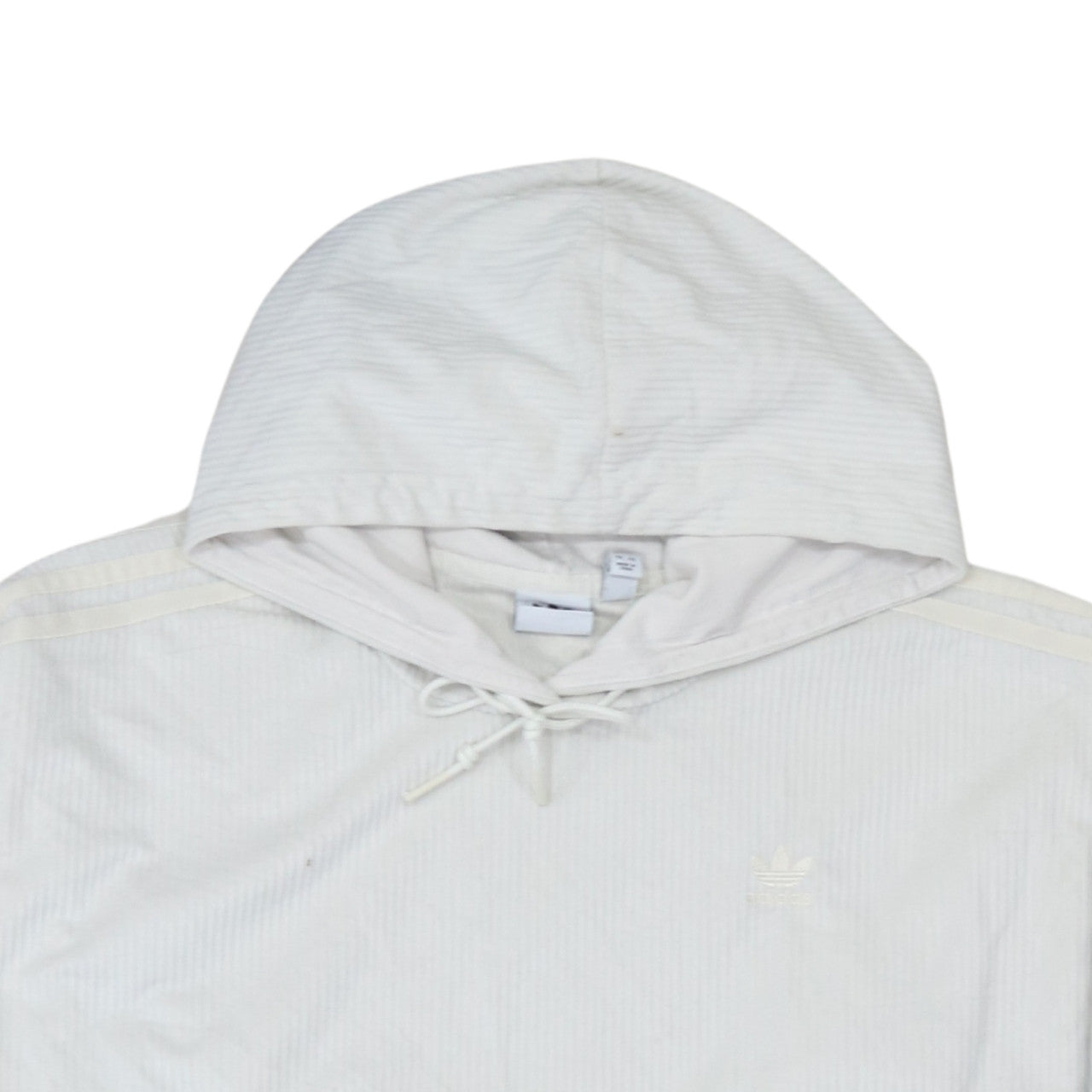 Womens UK Size 14 Adidas Ivory Pullover Hoodie