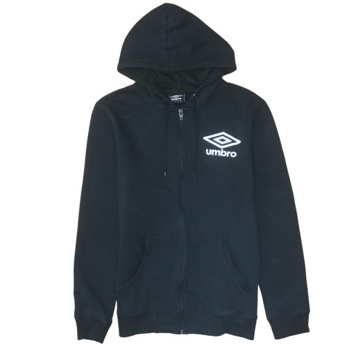 Mens UK Size M Umbro Black Full Zip Hoodie