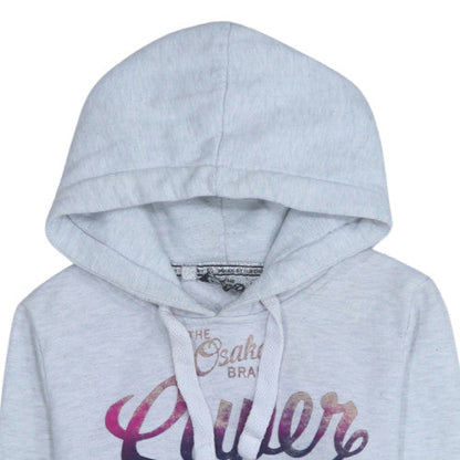 Womens UK Size S Superdry Grey Pullover Hoodie