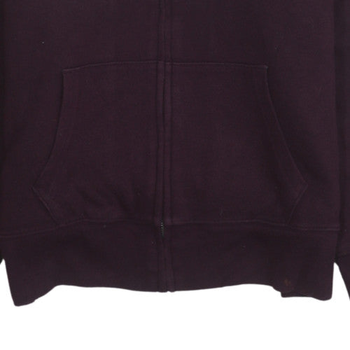 Womens UK Size M GAP Purple Full Zip Hoodie