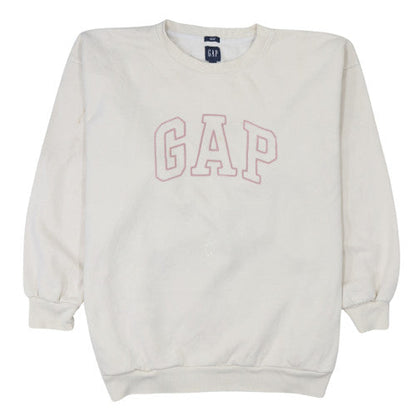 Womens UK Size S GAP Ivory Pullover Sweatshirt