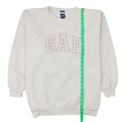 Womens UK Size S GAP Ivory Pullover Sweatshirt