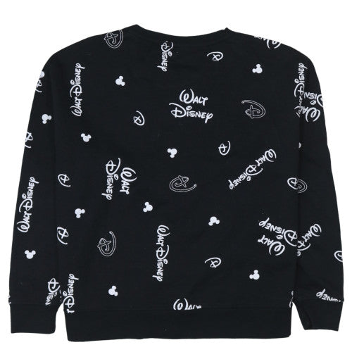 Womens UK Size L Primark Black Pullover Sweatshirt