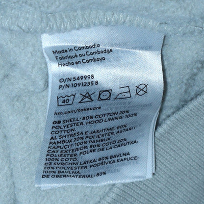 Womens UK Size 12 H&M Beige Pullover Hoodie