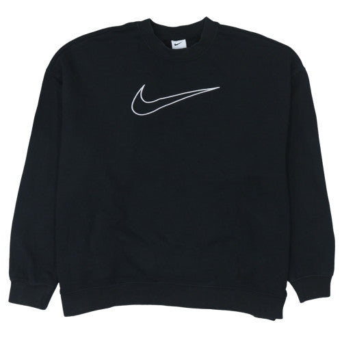 Womens UK Size XL Nike Black Pullover Sweatshirt