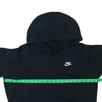 Womens UK Size M Nike Black Pullover Hoodie