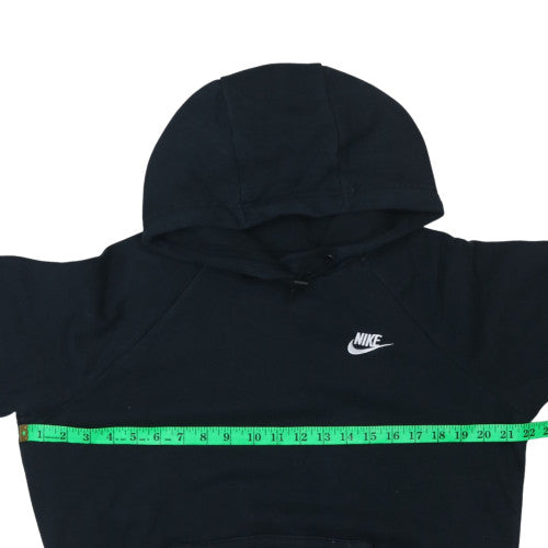 Womens UK Size M Nike Black Pullover Hoodie