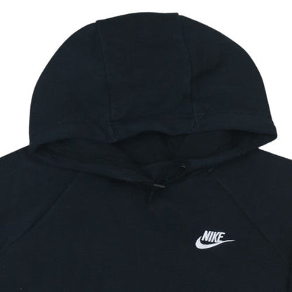 Womens UK Size M Nike Black Pullover Hoodie