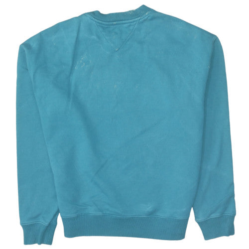 Mens UK Size M Tommy Jeans Blue Pullover Sweatshirt