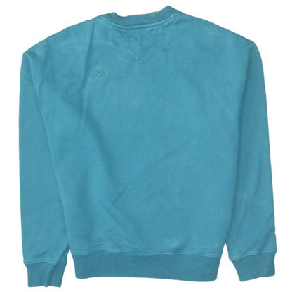 Mens UK Size M Tommy Jeans Blue Pullover Sweatshirt