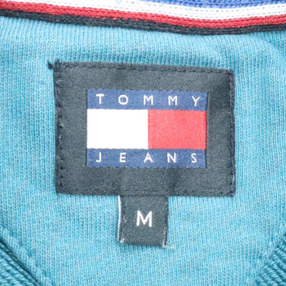 Mens UK Size M Tommy Jeans Blue Pullover Sweatshirt