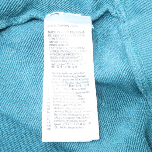Mens UK Size M Tommy Jeans Blue Pullover Sweatshirt