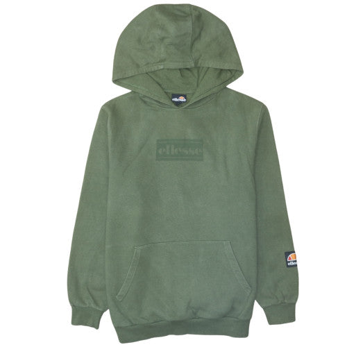 Womens UK Size 10 Ellesse Green Pullover Hoodie