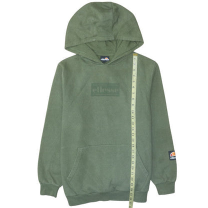 Womens UK Size 10 Ellesse Green Pullover Hoodie