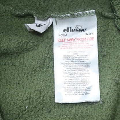 Womens UK Size 10 Ellesse Green Pullover Hoodie