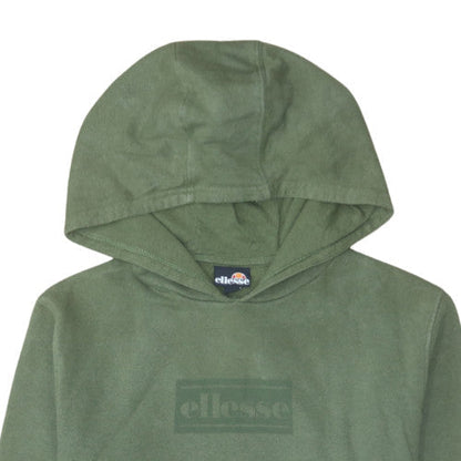 Womens UK Size 10 Ellesse Green Pullover Hoodie