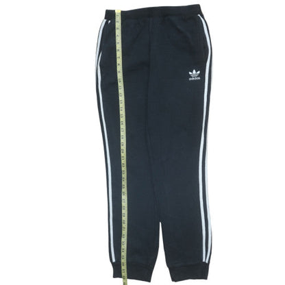 Adidas Mens Black S Sweatpants Jogger Trousers with White Stripes