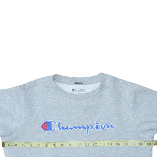 Womens UK Size L Champion Grey Pullover Sweatshirt