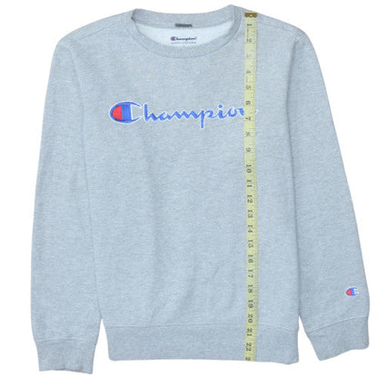 Womens UK Size L Champion Grey Pullover Sweatshirt