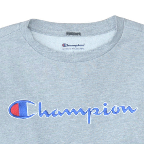 Womens UK Size L Champion Grey Pullover Sweatshirt