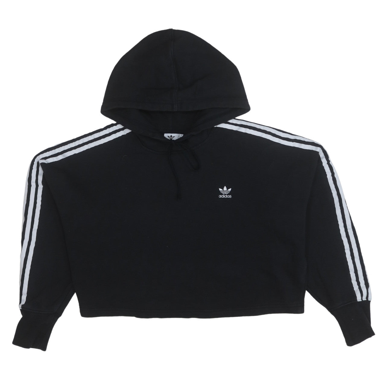 Womens UK Size 12 Adidas Black Pullover Hoodie